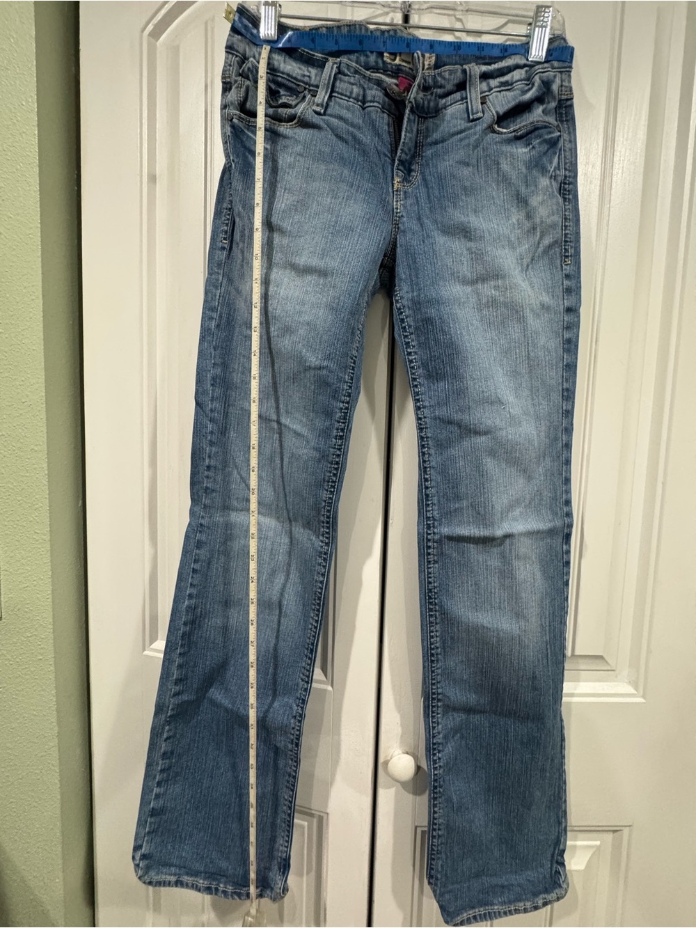 GLO jeans Women's Boot-Cut Jeans - Light Blue Denim